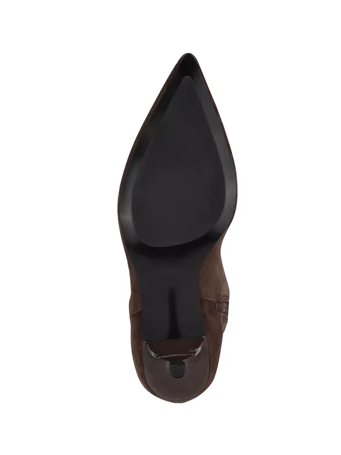 Женские ботинки Yania Tall Mid Heel Guess — изображение 5 из 5, коричневый