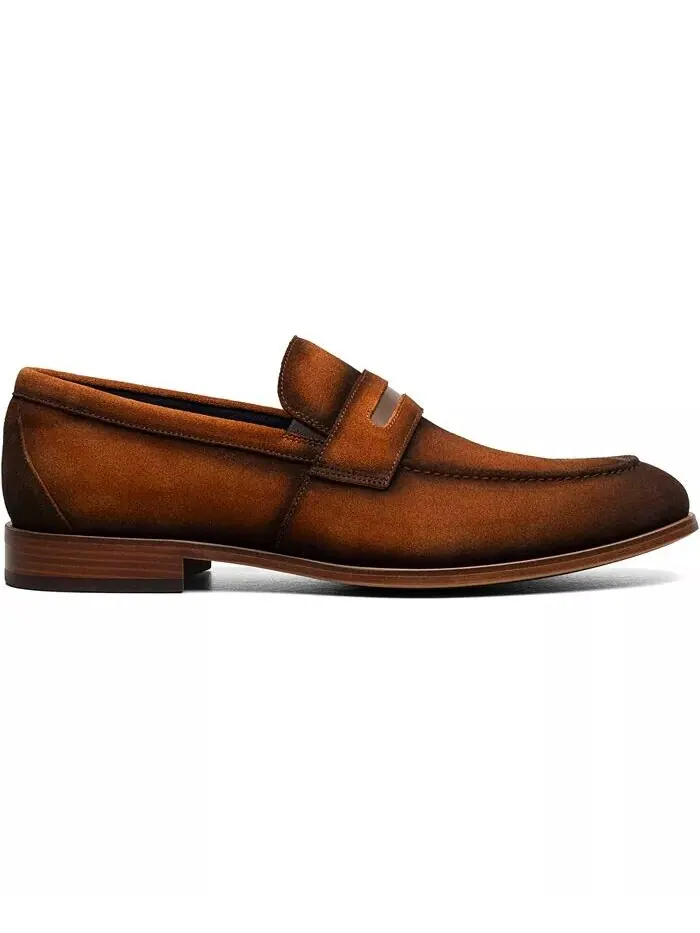 Мужские туфли Burke Moc Toe Saddle Slip On Stacy Adams — изображение 3 из 17, медь