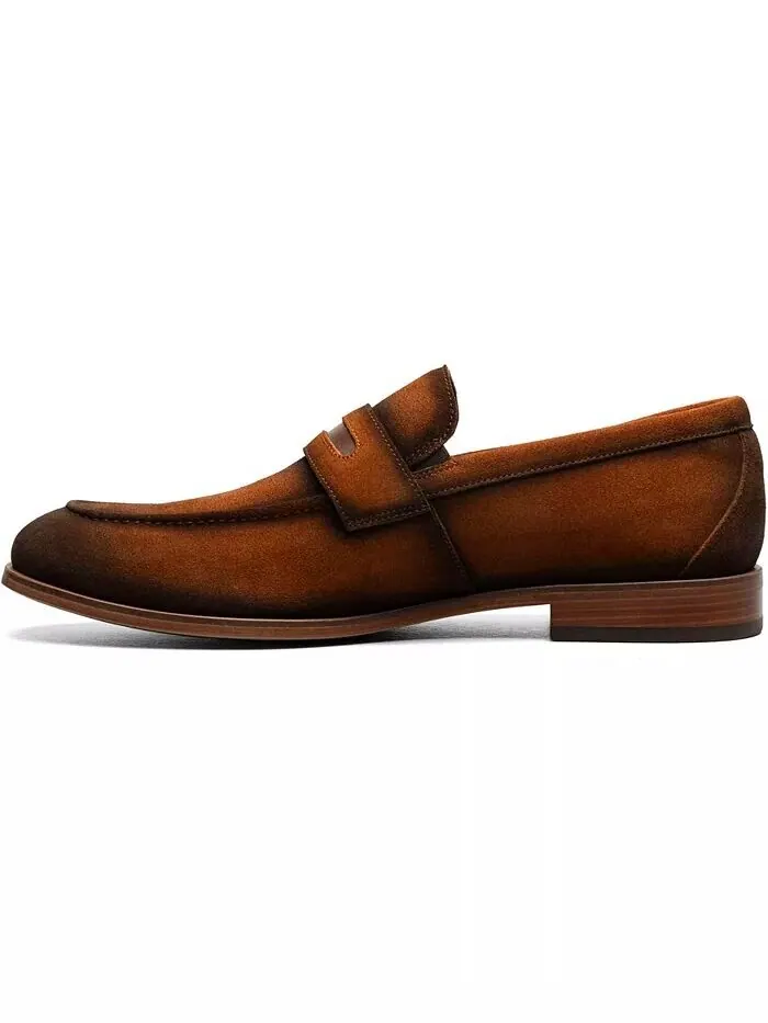 Мужские туфли Burke Moc Toe Saddle Slip On Stacy Adams — изображение 5 из 17, медь