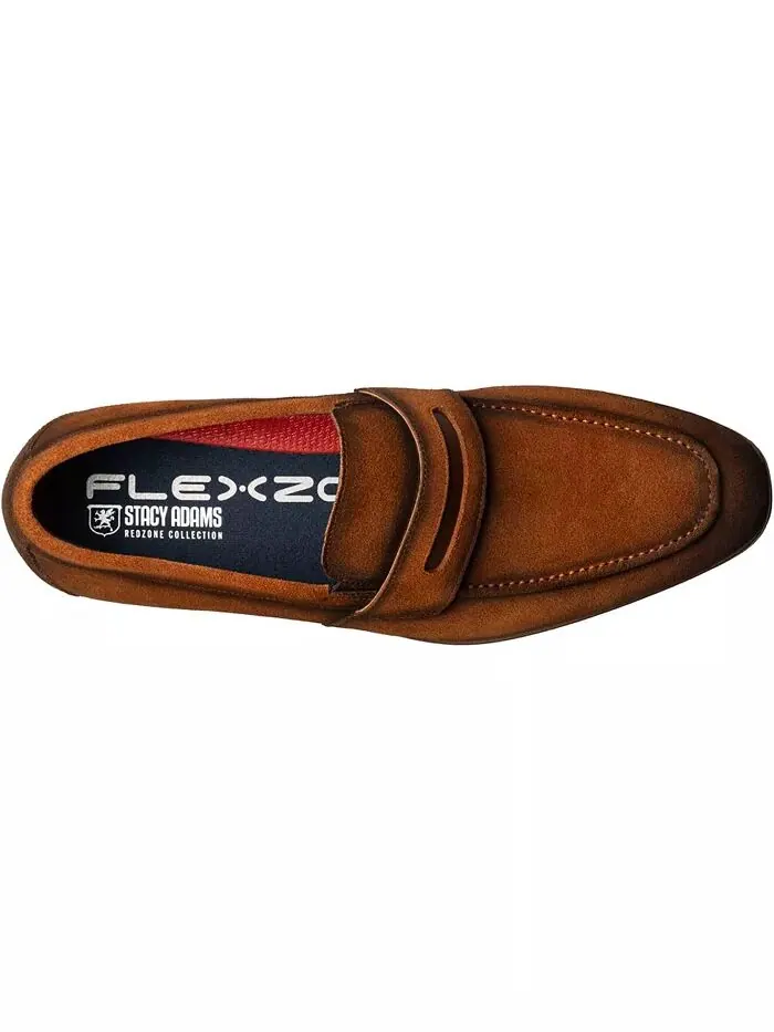 Мужские туфли Burke Moc Toe Saddle Slip On Stacy Adams — изображение 6 из 17, медь