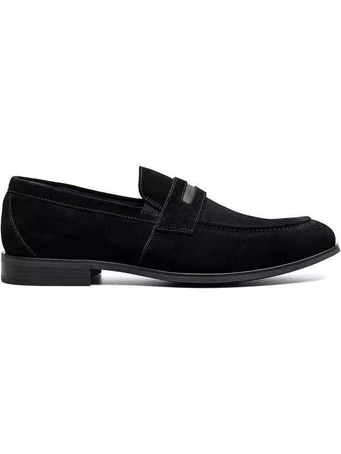 Мужские мокасины Burke Moc Toe Saddle Slip On Stacy Adams — изображение 11 из 15, темно-синий