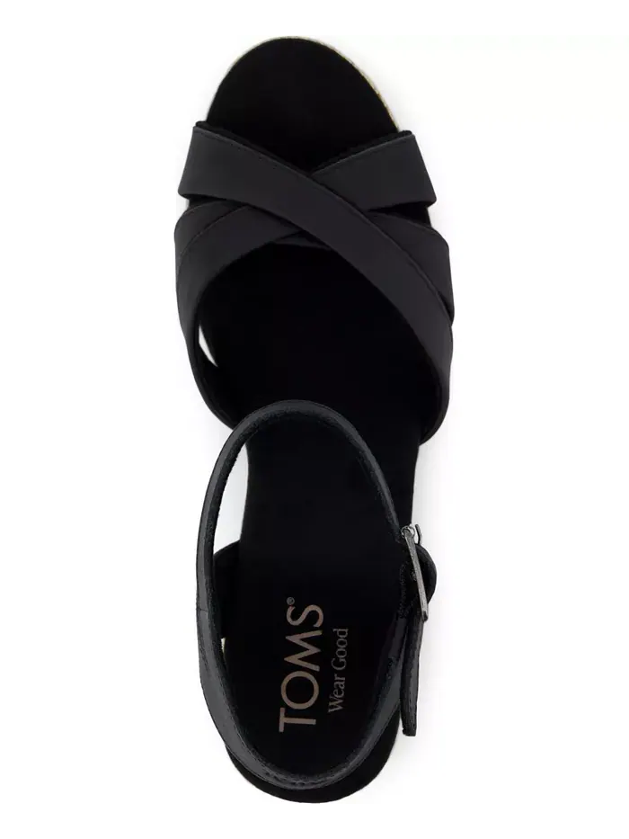 Женские сандалии Majorca с открытым носком и ремешками TOMS — изображение 4 из 5, черный