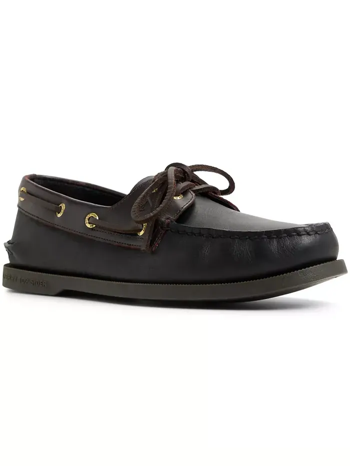 Мужские классические оригинальные лодочные туфли с 2 отверстиями Authentic Original 2-Eye Boat Shoe — изображение 1 из 5