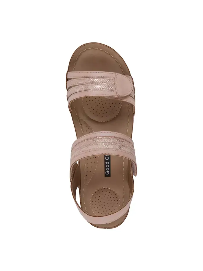 Женские сандалии Samar на платформе GC Shoes — изображение 4 из 5, пудровый розовый