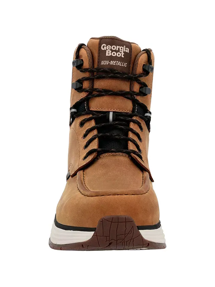 Мужские водонепроницаемые рабочие ботинки DuraBlend Sport Composite Toe Georgia Boot — изображение 3 из 7, коричневый