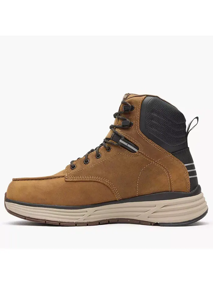 Мужские водонепроницаемые рабочие ботинки DuraBlend Sport Composite Toe Georgia Boot — изображение 5 из 7, коричневый