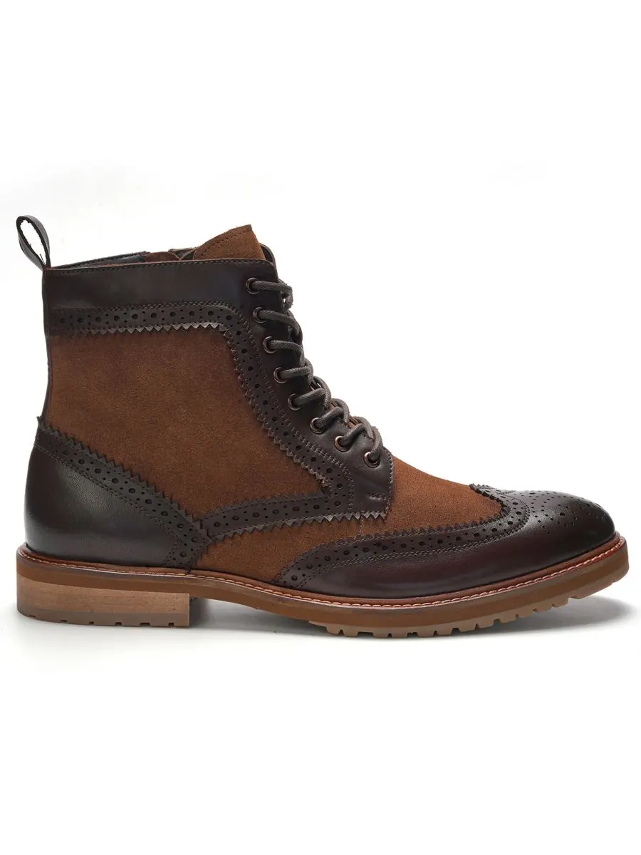 Мужские ботинки Langston Wingtip на шнуровке A Veer — изображение 2 из 6, коричневый