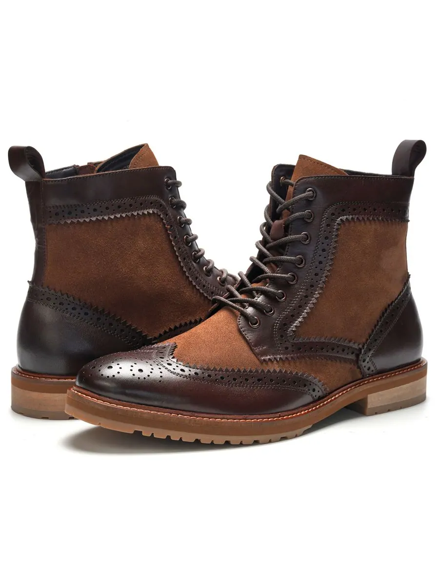 Мужские ботинки Langston Wingtip на шнуровке A Veer — изображение 6 из 6, коричневый