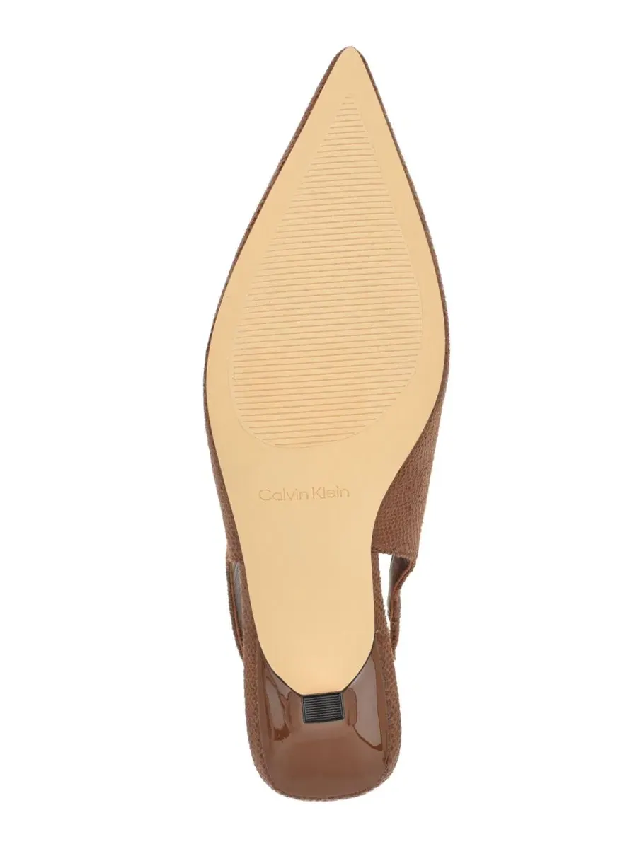 Туфли-лодочки Chellie на каблуке-рюмочке Calvin Klein, Dark Natural Lizard — изображение 5 из 5