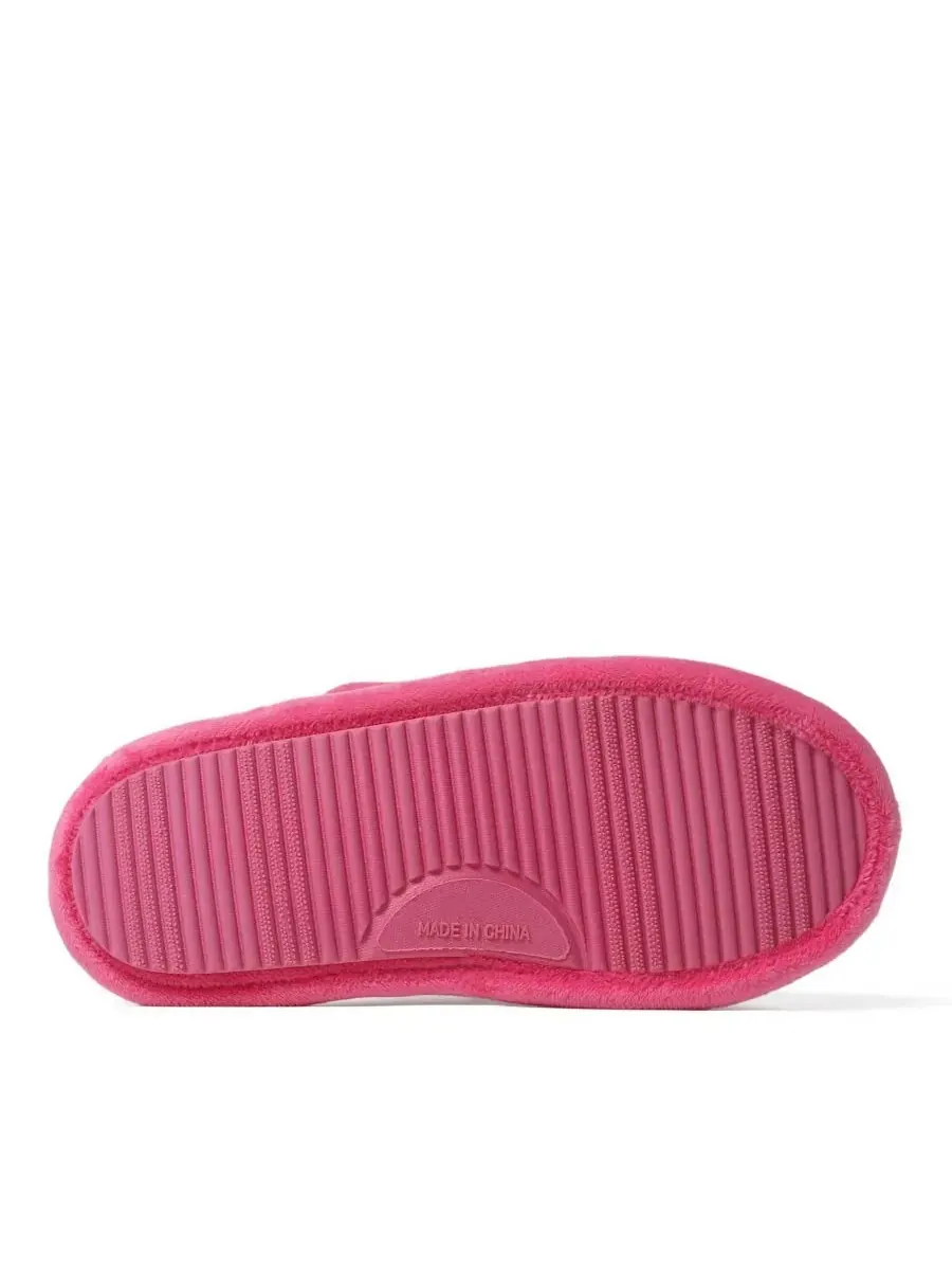 Женские праздничные тапочки Cozyfoams с оригинальным дизайном и подарочным мешочком Dearfoams — изображение 5 из 6