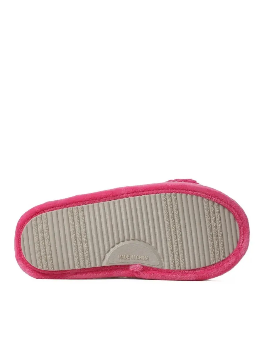 Женские праздничные тапочки Cozyfoams с оригинальным дизайном и подарочным мешочком Dearfoams — изображение 5 из 6