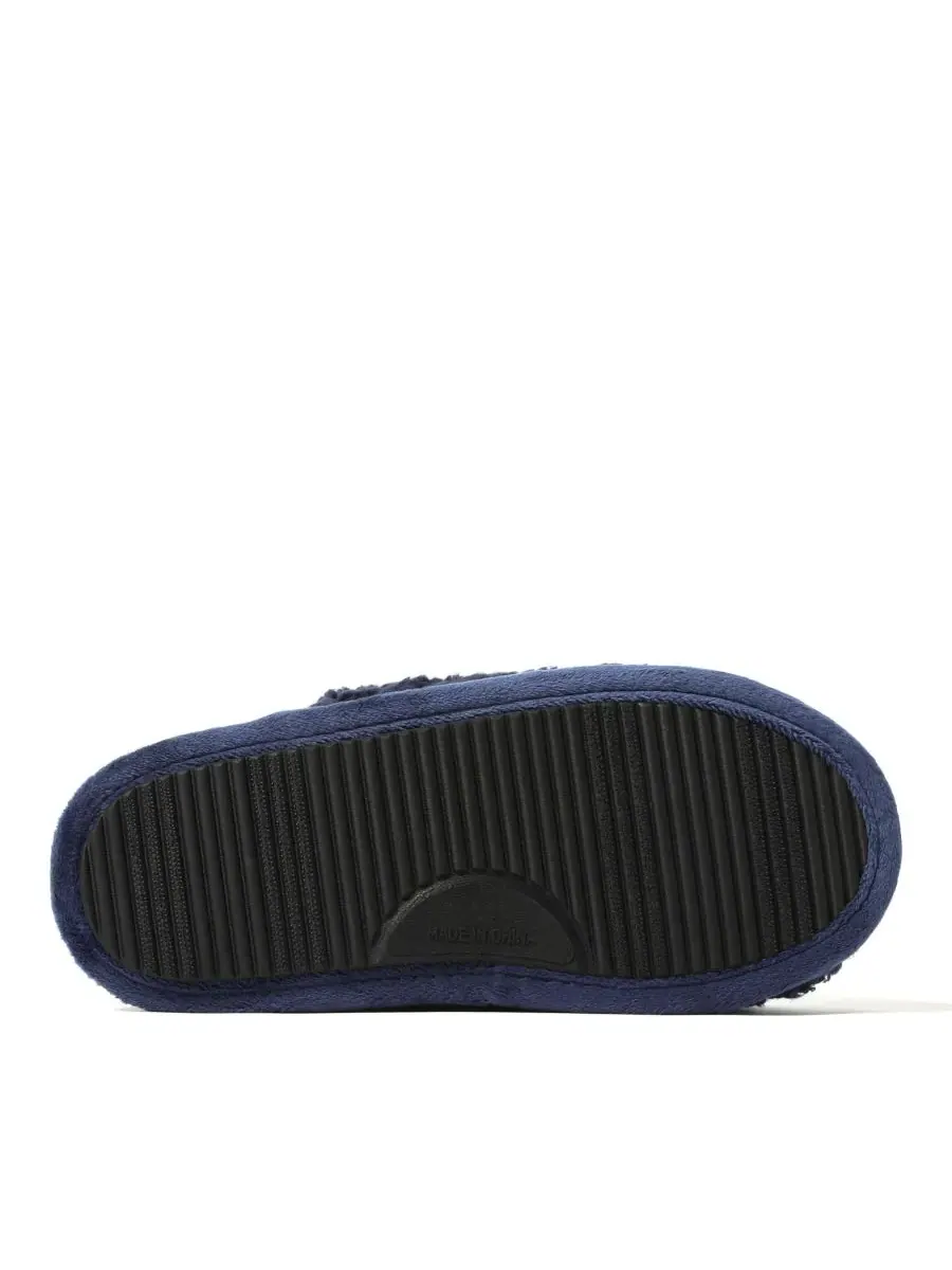 Женские праздничные тапочки Cozyfoams с оригинальным дизайном и подарочным мешочком Dearfoams — изображение 5 из 6, синий