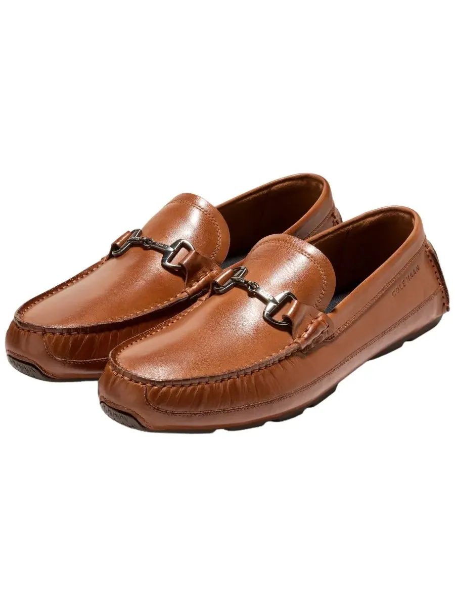 Cole Haan Мужские мокасины Hutchison Grand Bit — изображение 8 из 9, бежевый