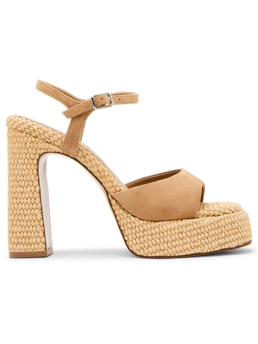 Женские сандалии на платформе Liandra Steve Madden — изображение 2 из 6, бежевый