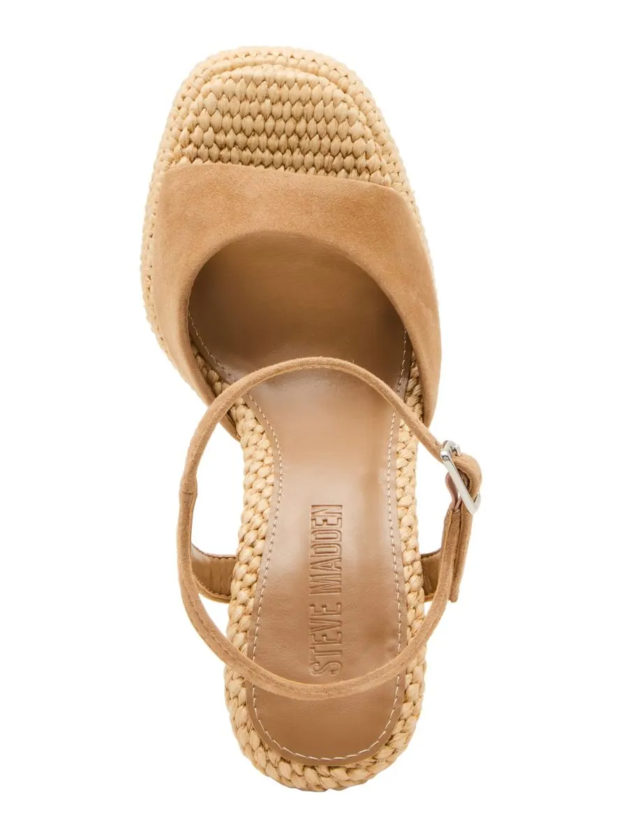 Женские сандалии на платформе Liandra Steve Madden — изображение 4 из 6, бежевый