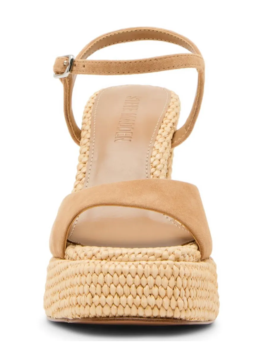 Женские сандалии на платформе Liandra Steve Madden — изображение 6 из 6, бежевый