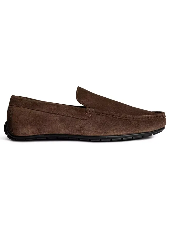 Мужские лоферы Cleveland Driver Slip-On из кожи Anthony Veer — изображение 2 из 5, коричневый