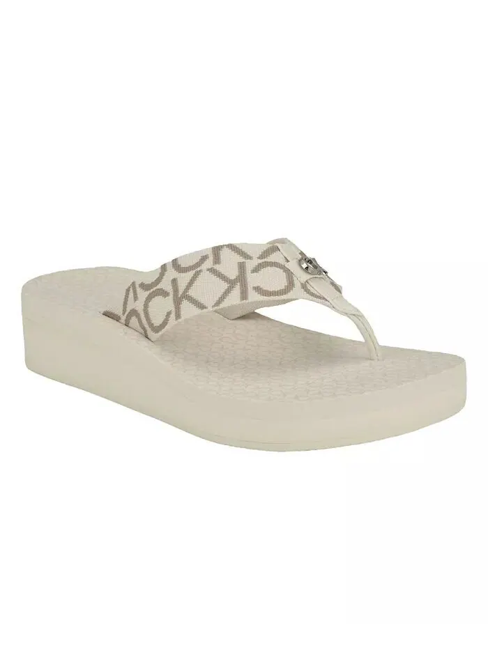 Вьетнамки женские Calvin Klein Meena — изображение 1 из 5, белый