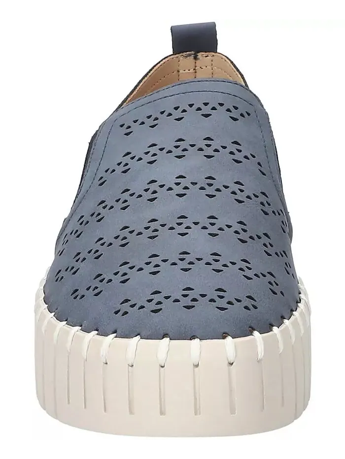Женские кроссовки Peppy Slip-On Platform Easy Street — изображение 6 из 7, темно-синий