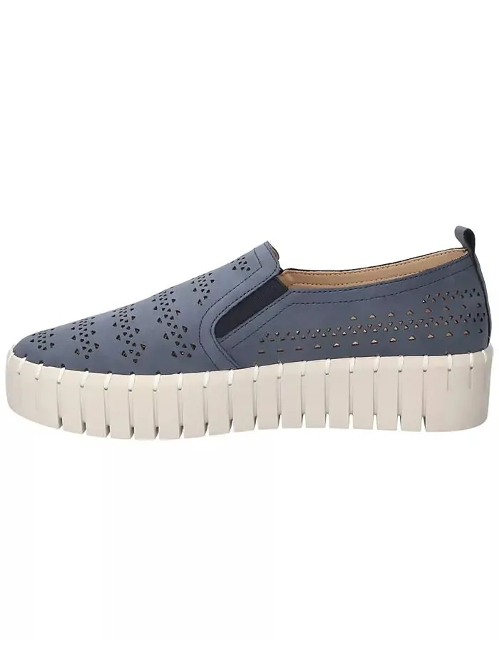 Женские кроссовки Peppy Slip-On Platform Easy Street — изображение 7 из 7, темно-синий