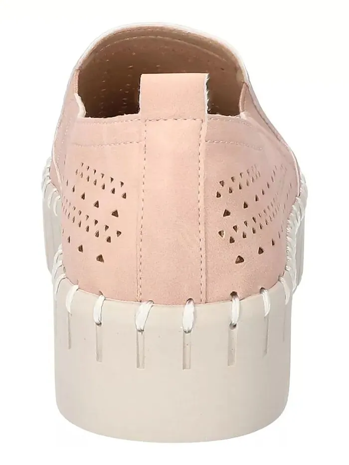 Женские кроссовки Peppy Slip-On Platform Easy Street — изображение 3 из 7, пудровый розовый