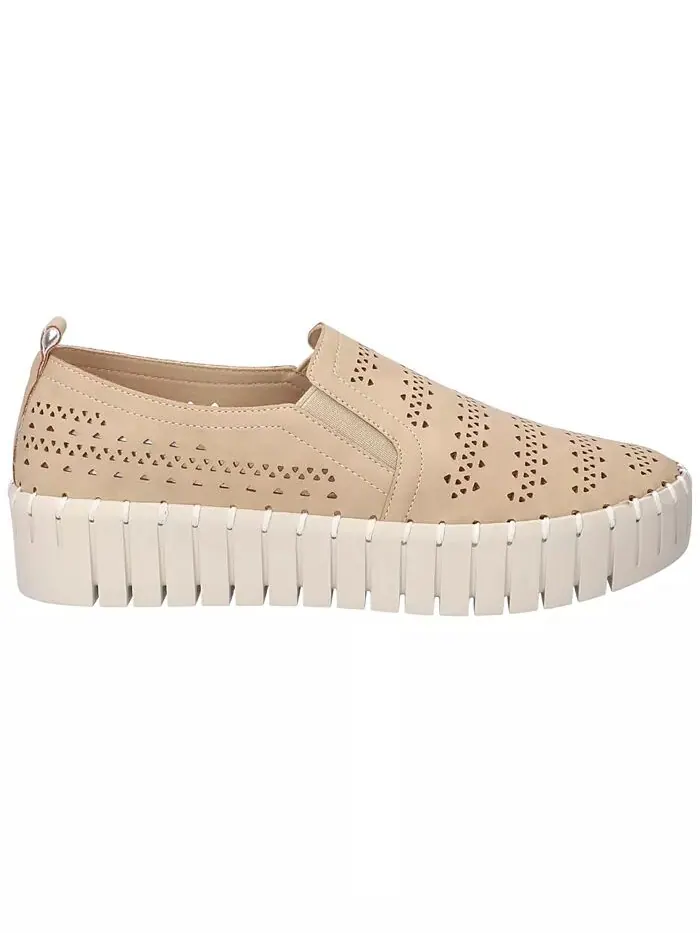Женские кроссовки Peppy Slip-On Platform Easy Street — изображение 2 из 7, прозрачный