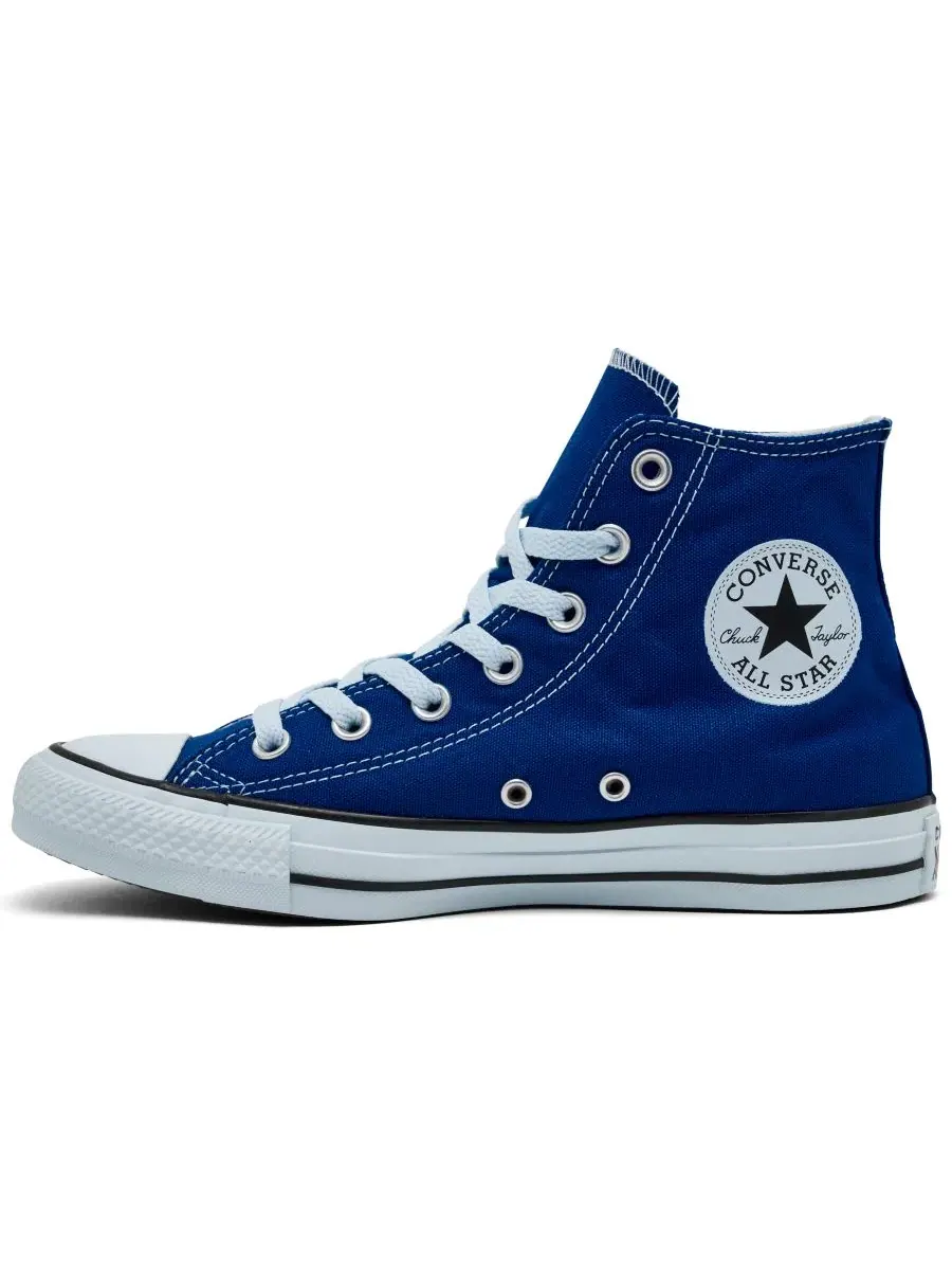 Кроссовки высокие с принтом Chuck Taylor All Star Color Plus Converse — изображение 3 из 6, синий