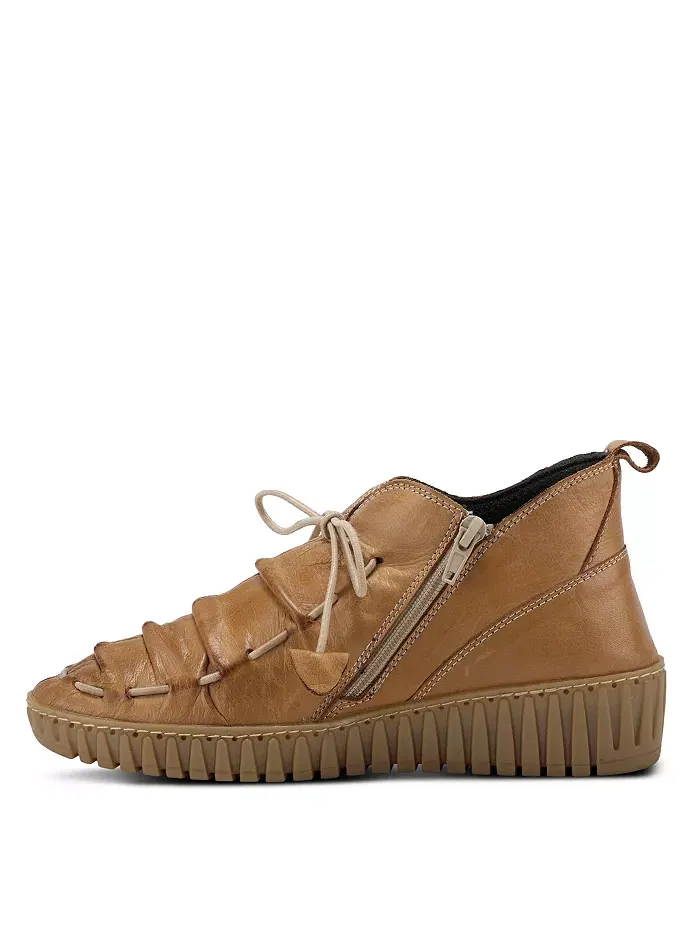 Туфли Nespea Premium Leather на танкетке с эластичной завязкой и съемной стелькой Spring Step — изображение 2 из 6