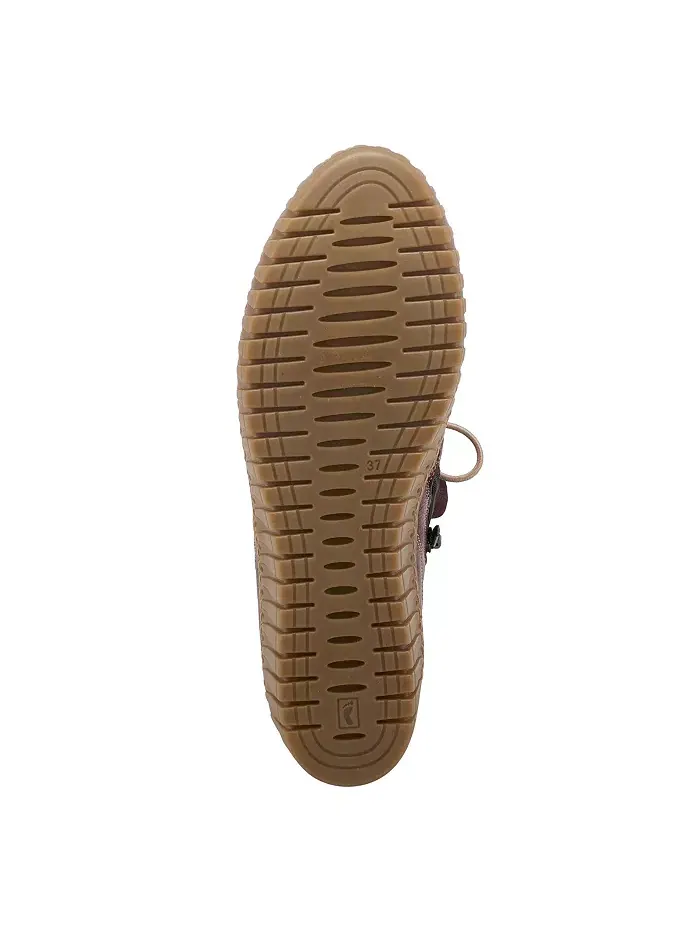 Туфли Nespea Premium Leather на танкетке с эластичной завязкой и съемной стелькой Spring Step — изображение 6 из 6, красный