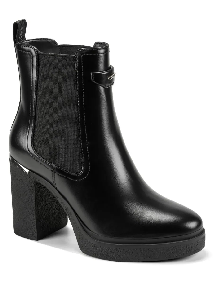 Ботильоны Tisdel Platform Block Heel DKNY — изображение 1 из 5, черный