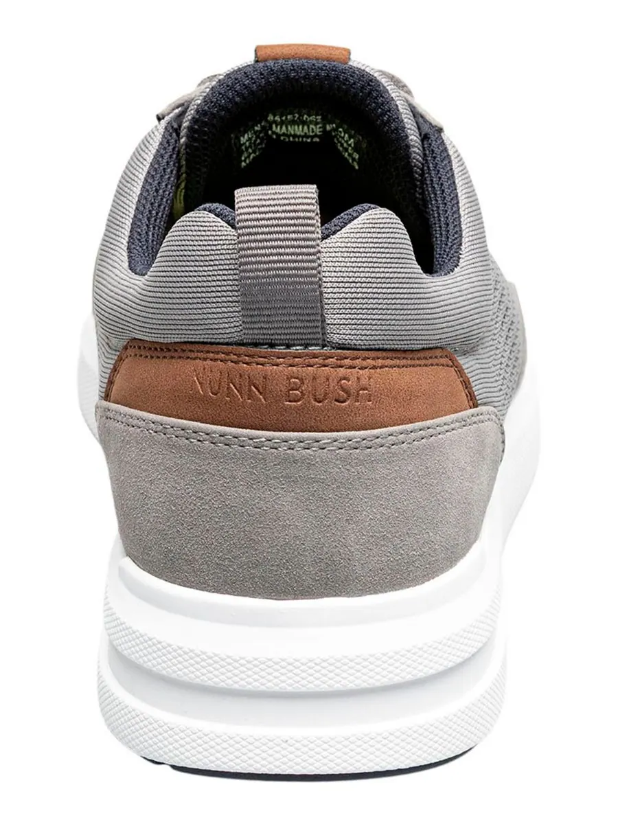 Мужские кроссовки Kore City Rally Mesh Moc-Toe Nunn Bush — изображение 3 из 8, серый мульти