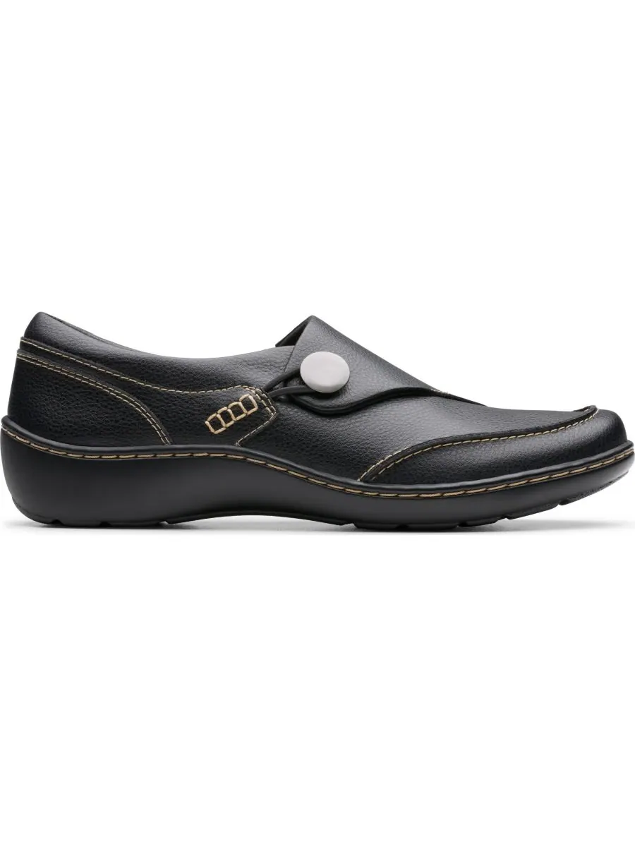 Лоферы женские Clarks Cora Teresa, с закругленным носком — изображение 2 из 5, черный