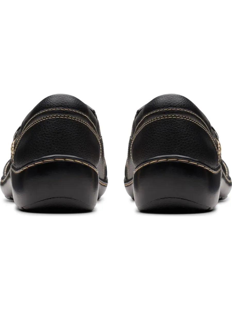 Лоферы женские Clarks Cora Teresa, с закругленным носком — изображение 3 из 5, черный