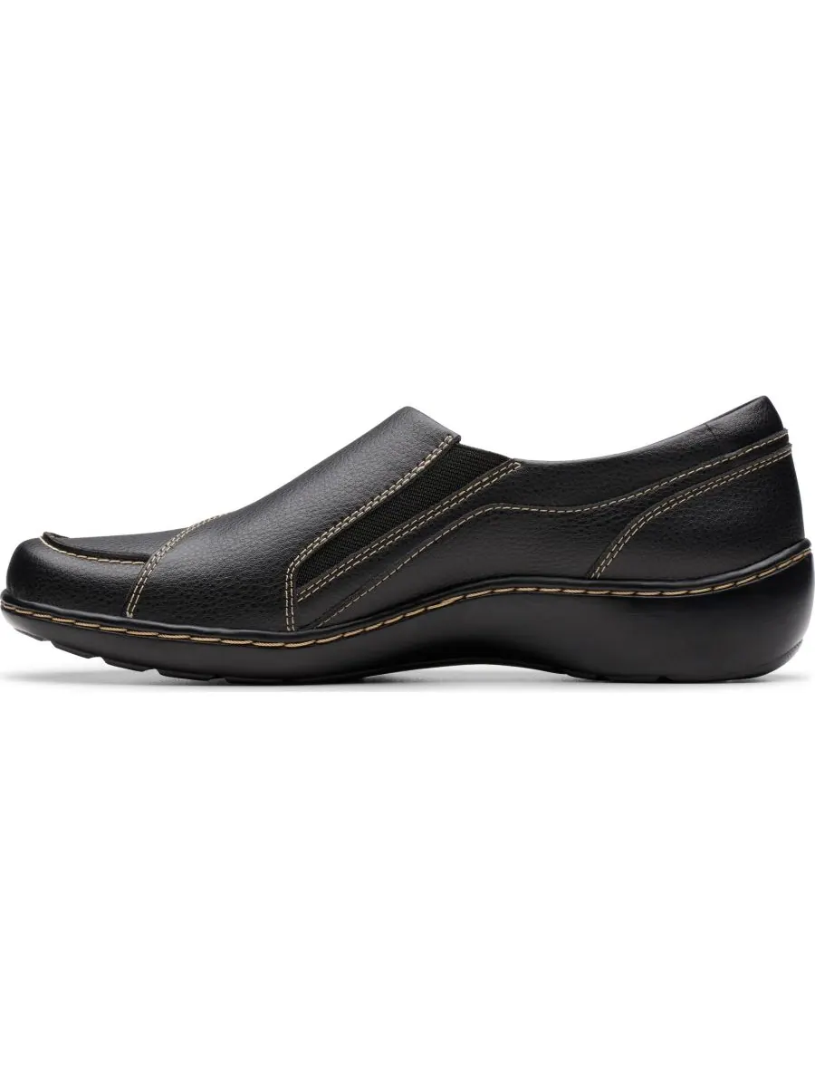 Лоферы женские Clarks Cora Teresa, с закругленным носком — изображение 5 из 5, черный