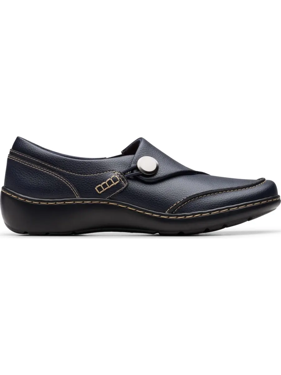 Лоферы женские Clarks Cora Teresa, с закругленным носком — изображение 2 из 5, темно-синий