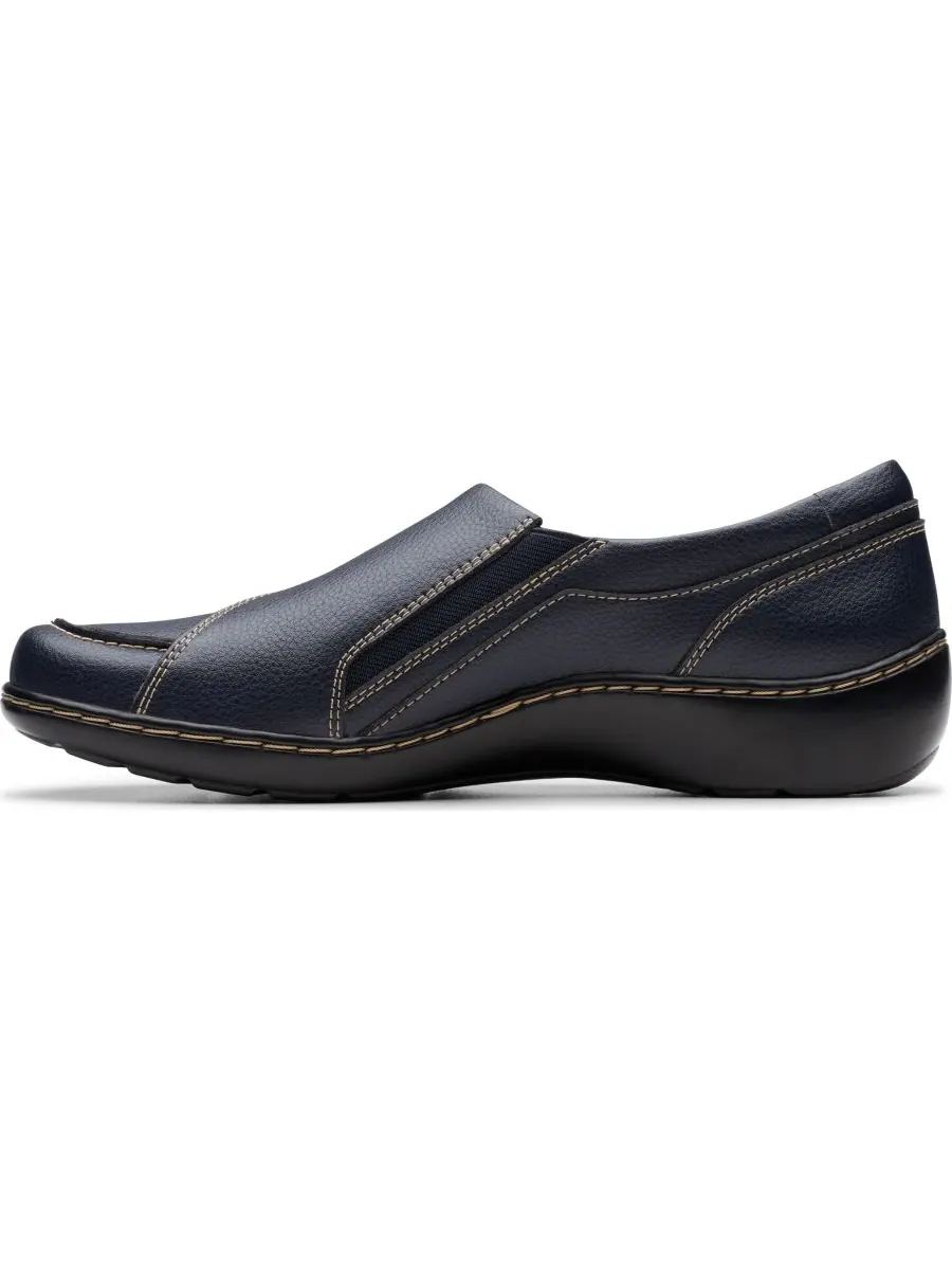 Лоферы женские Clarks Cora Teresa, с закругленным носком — изображение 5 из 5, темно-синий