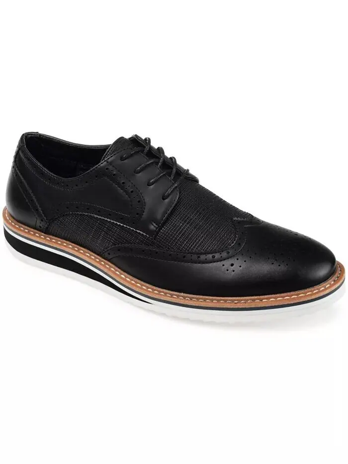 Мужские туфли Warrick Wingtip Derby Vance Co. — изображение 1 из 7, черный