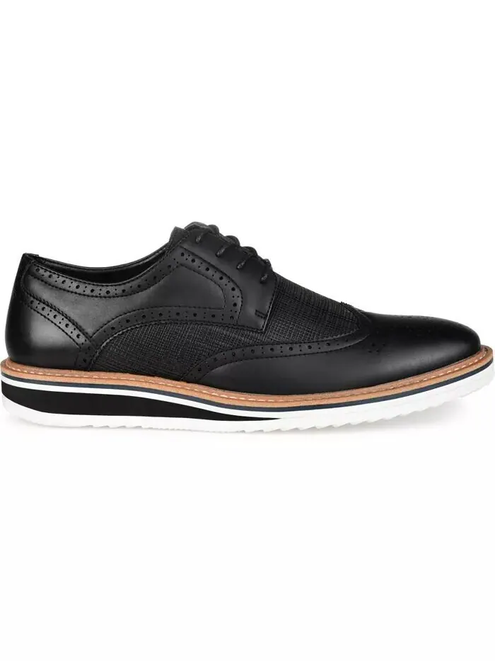 Мужские туфли Warrick Wingtip Derby Vance Co. — изображение 2 из 7, черный