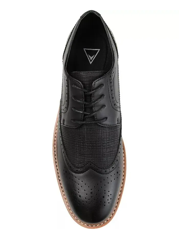 Мужские туфли Warrick Wingtip Derby Vance Co. — изображение 4 из 7, черный