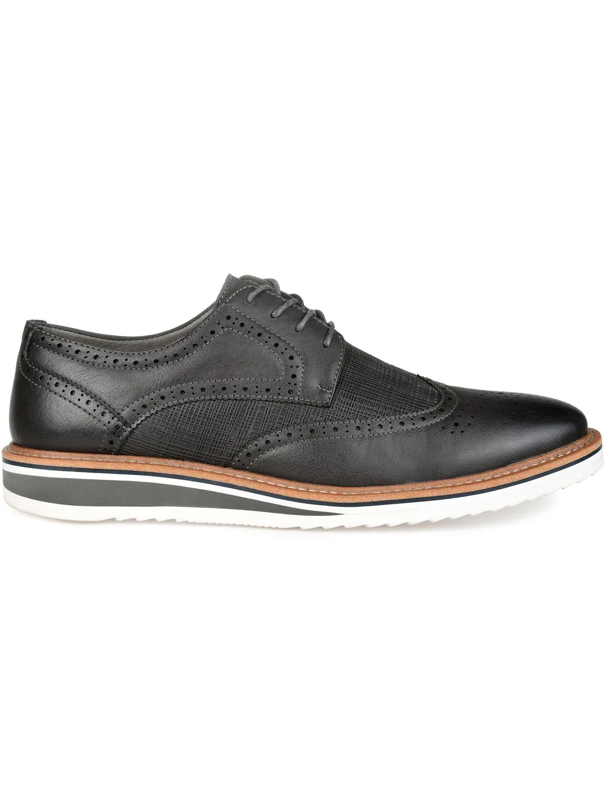 Мужские туфли дерби Warrick Wingtip Vance Co. — изображение 2 из 5, серый
