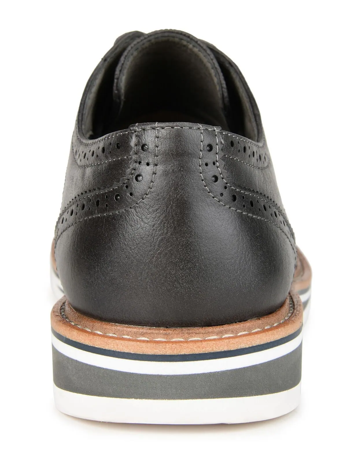 Мужские туфли дерби Warrick Wingtip Vance Co. — изображение 3 из 5, серый