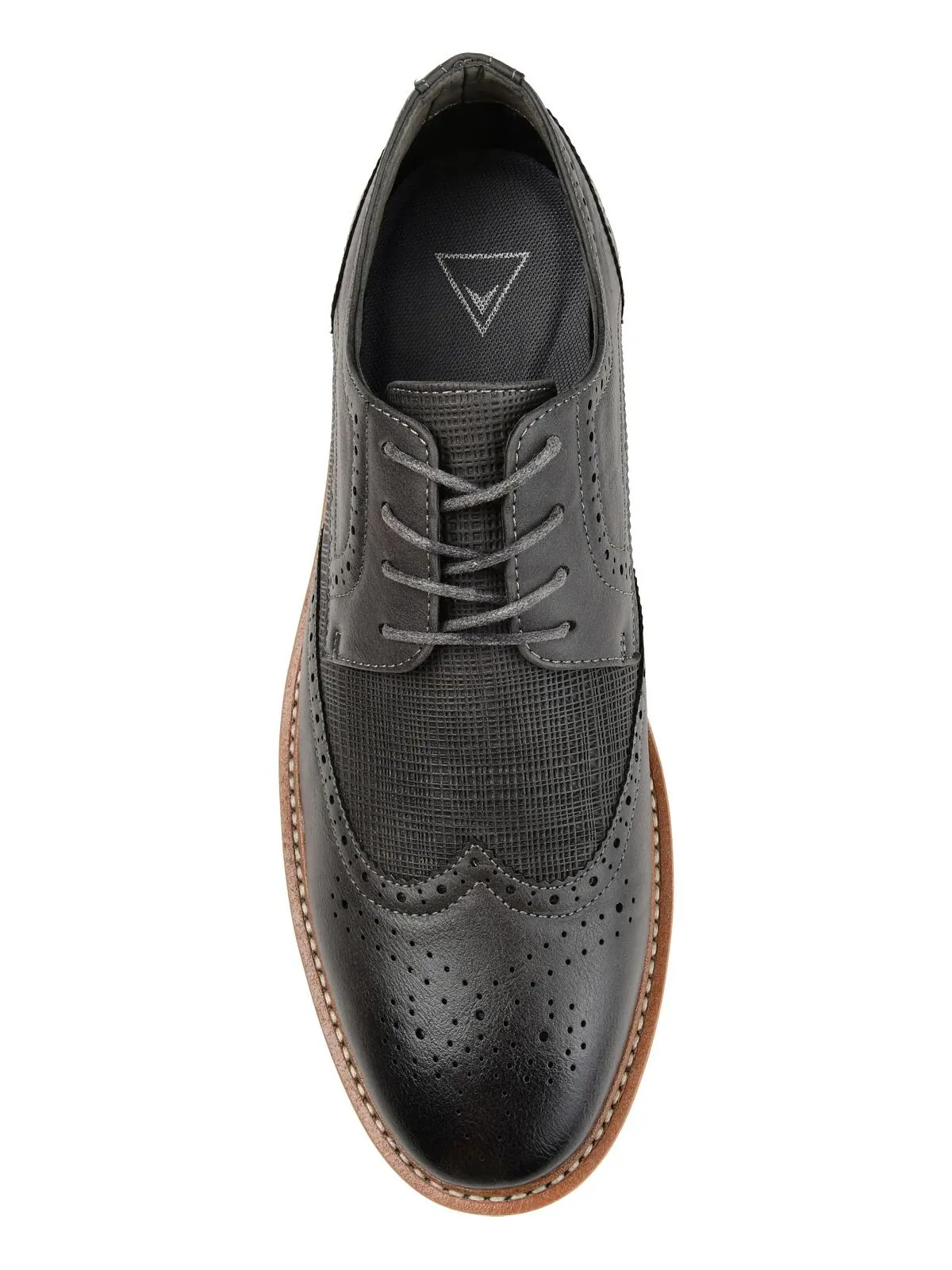 Мужские туфли дерби Warrick Wingtip Vance Co. — изображение 4 из 5, серый