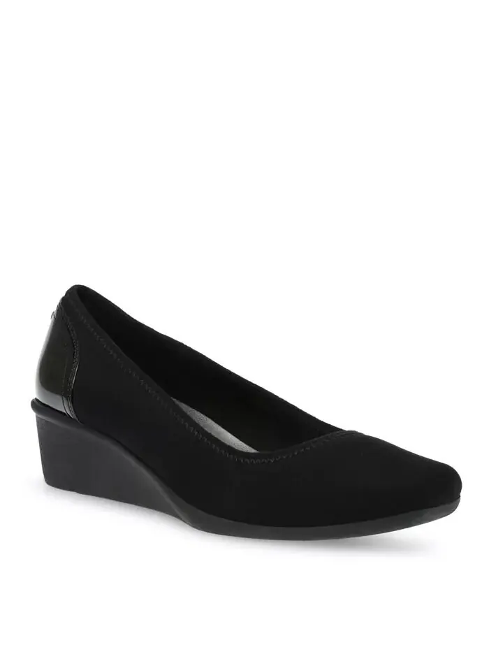 Женские туфли-лодочки Wisher Sport на танкетке Anne Klein — изображение 1 из 8, черный