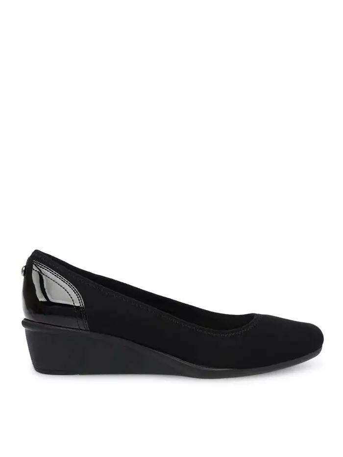 Женские туфли-лодочки Wisher Sport на танкетке Anne Klein — изображение 2 из 8, черный