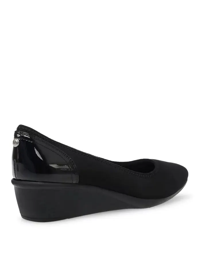 Женские туфли-лодочки Wisher Sport на танкетке Anne Klein — изображение 6 из 8, черный