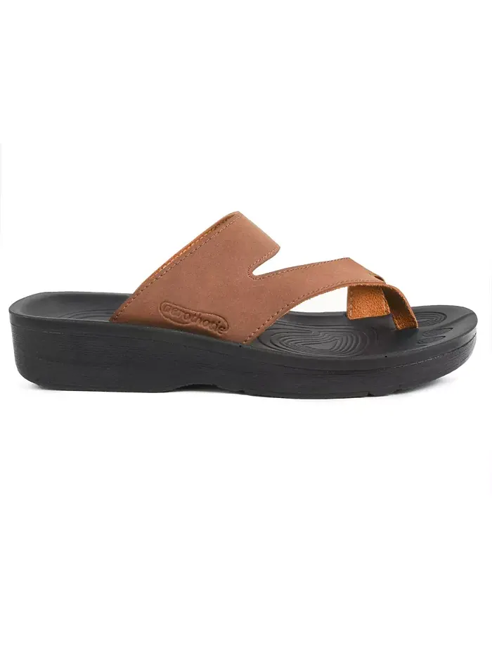 Женские сандалии Odal Split Toe с поддержкой свода стопы Aerothotic — изображение 5 из 6, коричневый