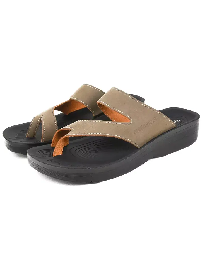 Женские сандалии Odal Split Toe с поддержкой свода стопы Aerothotic — изображение 3 из 6, хаки
