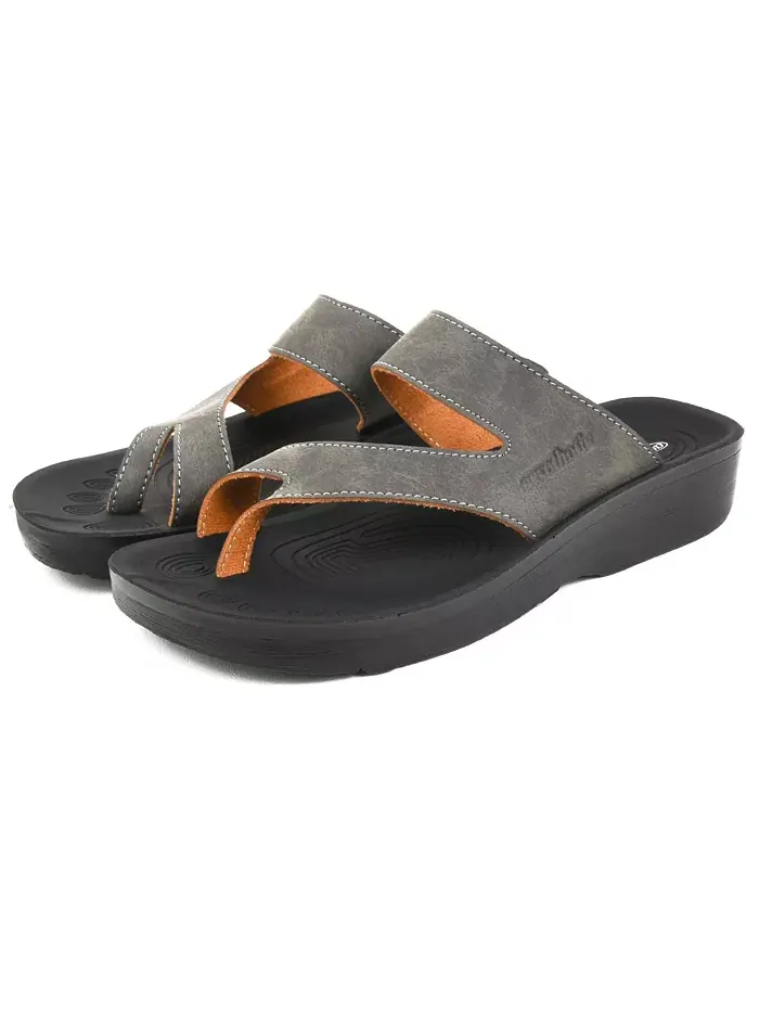 Женские сандалии Odal Split Toe с поддержкой свода стопы Aerothotic — изображение 4 из 6, серый