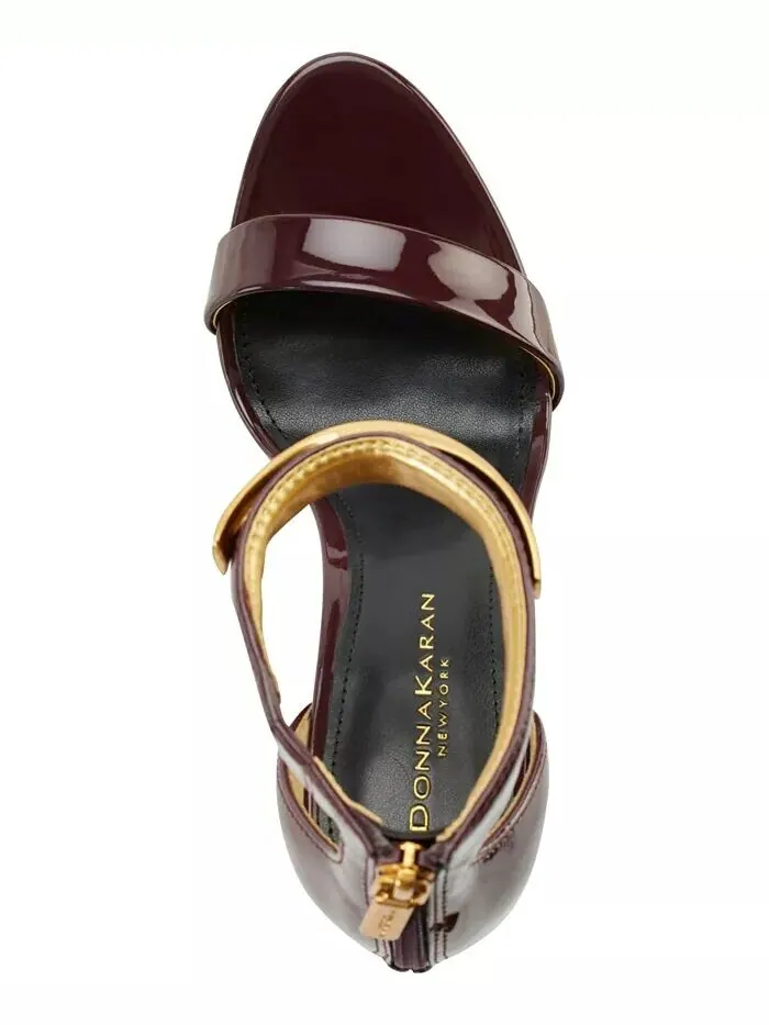 Женские сандалии Sabina с ремешком на щиколотке Donna Karan New York — изображение 4 из 5, красный