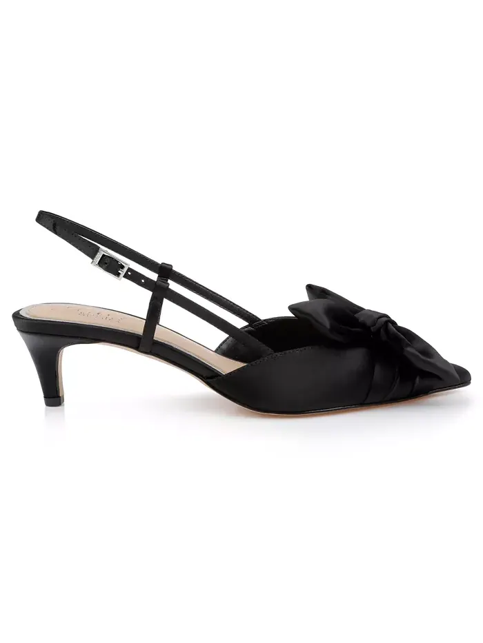 Женские туфли Shoshana Slingback Jewel Badgley Mischka — изображение 2 из 11, черный